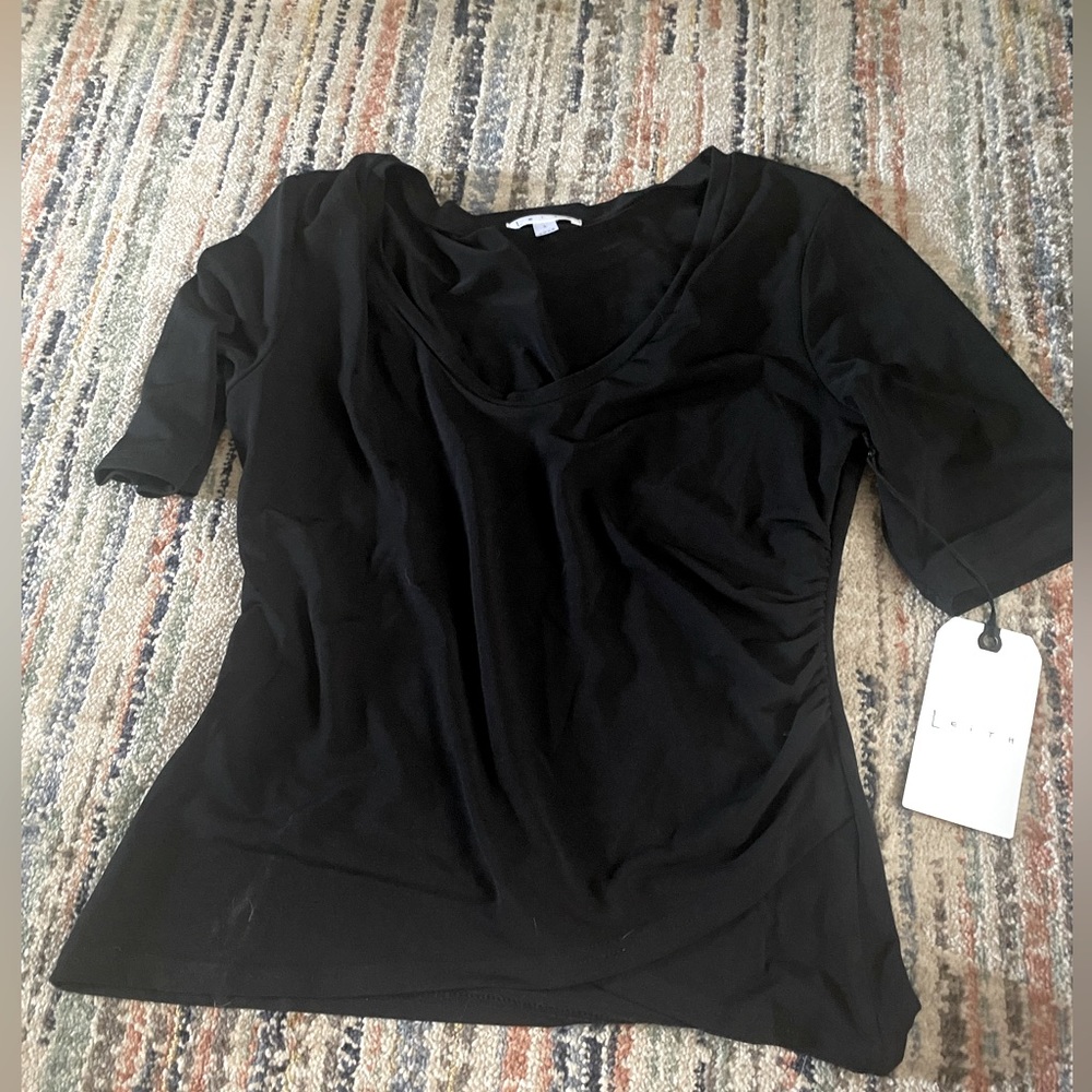 Leith Black Shirt